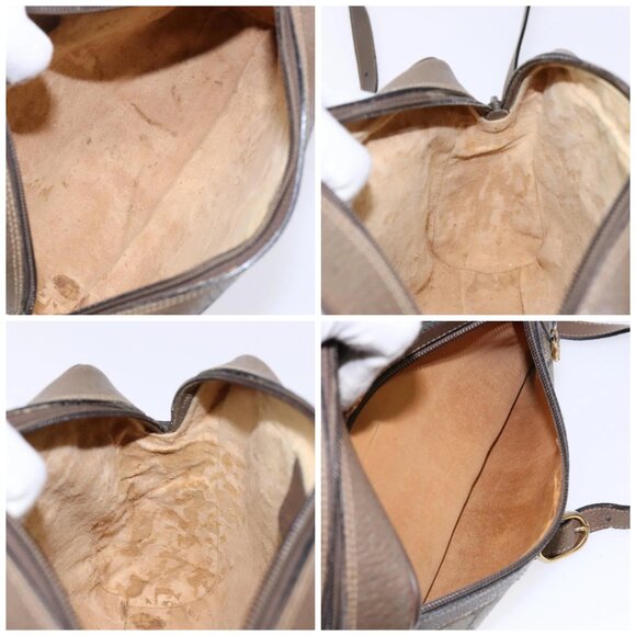 GUCCI GG Supreme Web Sherry Line Shoulder Bag PVC Beige 68 02 004 Auth 134064 - Picture 15 of 16